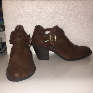 Madden Girl Leather Booties